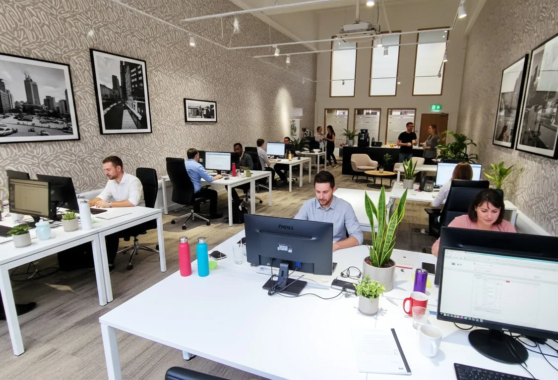 Large 20+ Person office Workways